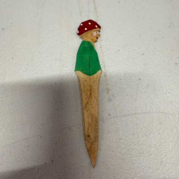 Vintage Quebec Folk Art Bookmark - Picture 1 of 4